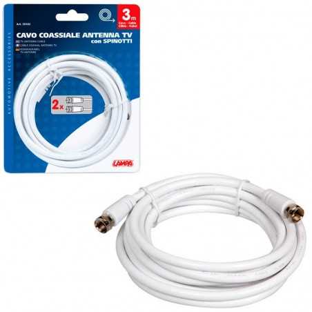 LAMPA coaxial cable for antenna TV GLOBO 3 M LAM39102
