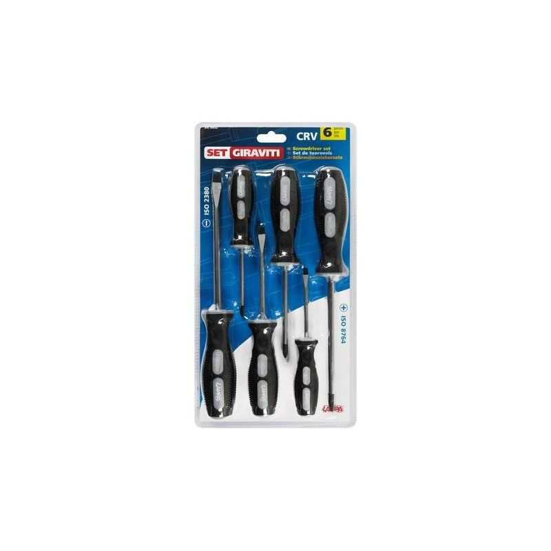 LAMPA Kit 6 destornilladores estrella y plano LAM59532
