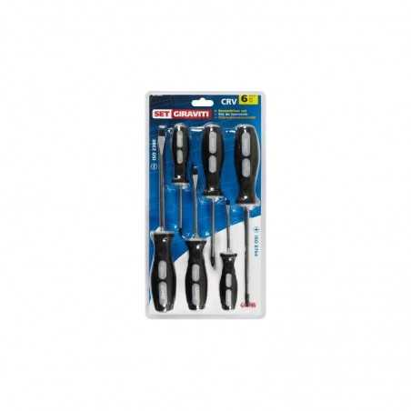 LAMPA Kit 6 destornilladores estrella y plano LAM59532