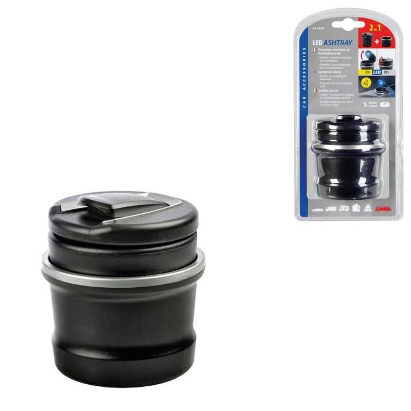 LAMPA Cenicero de estaño con luz led LAM65467