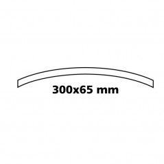 LAMPA Wide screen convex interior rear view mirror 300X65 MM LAM65511