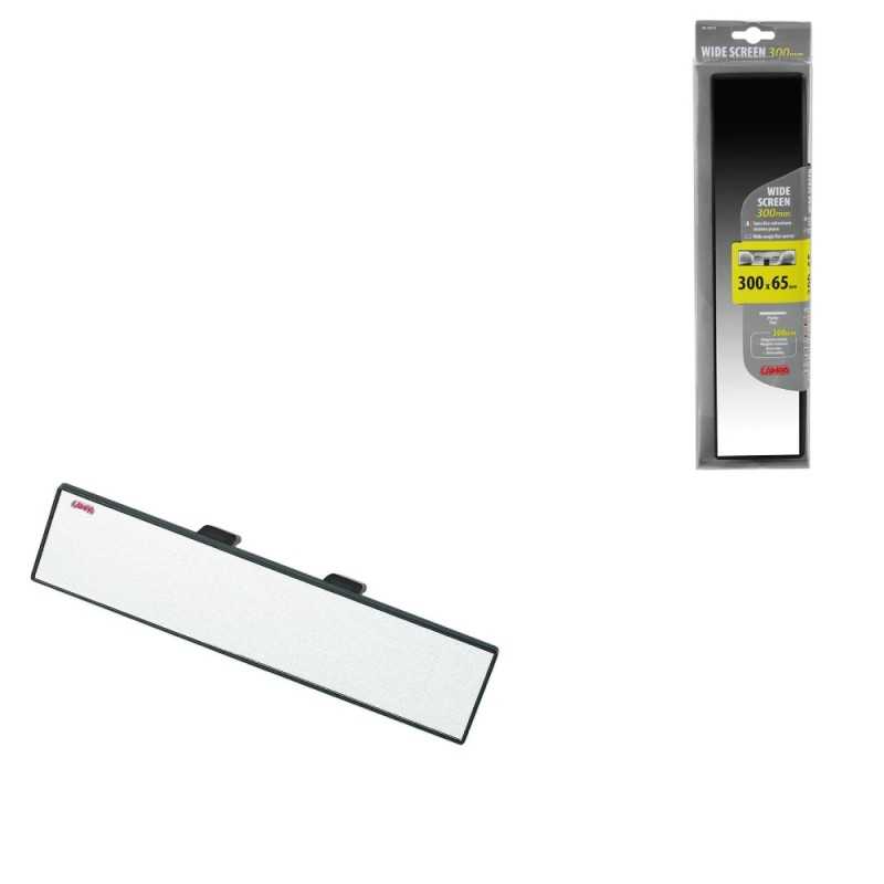 LAMPA Internal widescreen flat rear view mirror 300X65 MM LAM65513