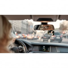 LAMPA Convex Wide Angle Interior Auxiliary Mirror 80X60 MM LAM65556