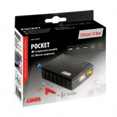 LAMPA Compresor portatil con linterna LED LAM72149