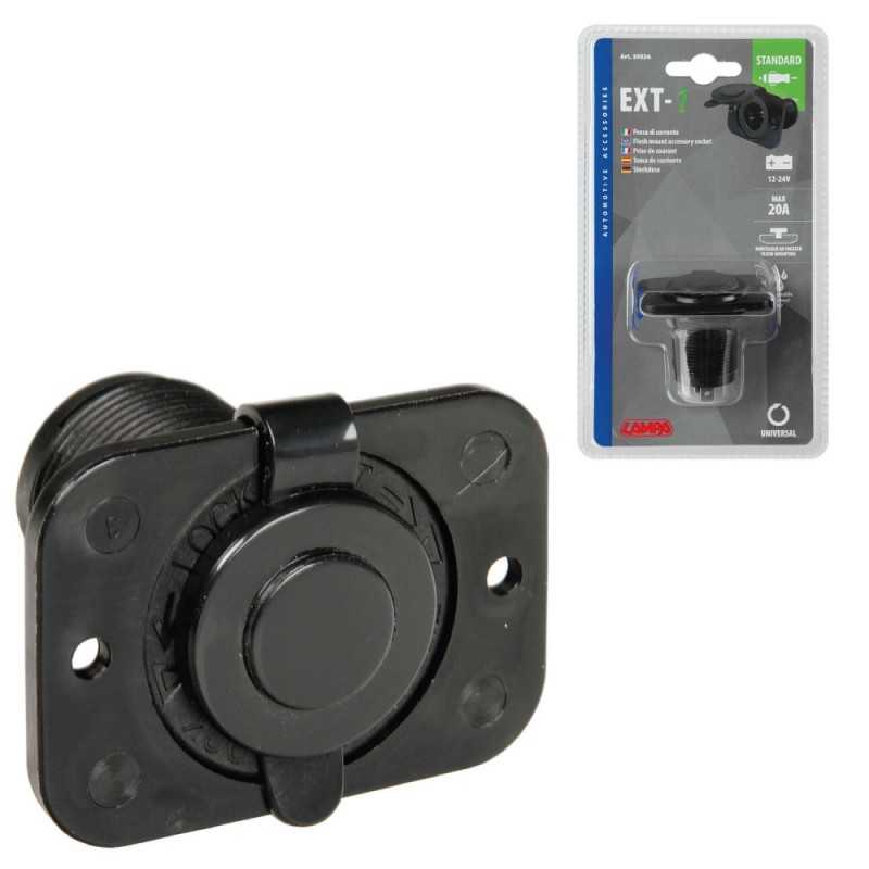 LAMPA Cigarette lighter socket EXT-1 MAX 20A 12/24V LAM39036