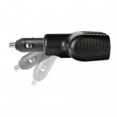 LAMPA Toma mechero doble + 2 puertos DUO-4 STANDARD USB 12/24V LAM39069