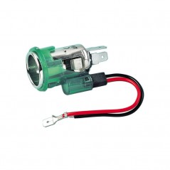 LAMPA European lighter socket with light P4 12V LAM39071