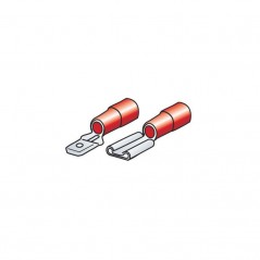 LAMPA Kit 40 terminales de cable eléctrico hembra y macho 0,5-1,5 MM2 LAM45051