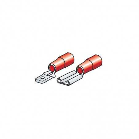 LAMPA Kit 40 terminales de cable eléctrico hembra y macho 0,5-1,5 MM2 LAM45051