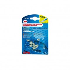 LAMPA Blister 10 terminales de cable eléctrico hembra 1,5-2,5 MM2 LAM45062