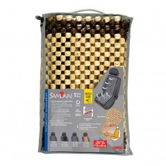 LAMPA Respaldo bolas madera cubre asiento SAMURAI LAM54498VAR