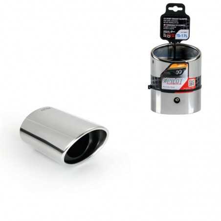 LAMPA Cola escape acero inoxidable ovalada TS 17 Ø43-58 MM LAM60027