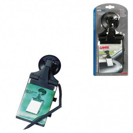 LAMPA Kit portanotas con ventosa block de notas y bolígrafo LAM65470