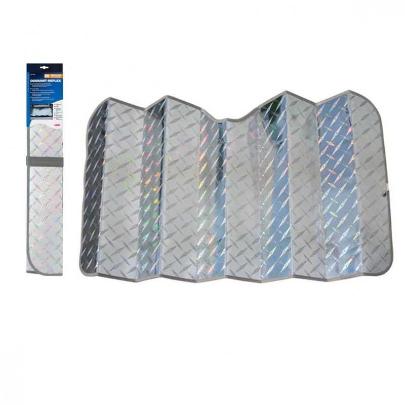 LAMPA Metallic polyester front sun visor DIAMANT-REFLEX 130X70 CM LAM66846