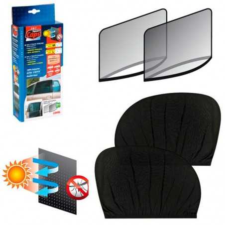 LAMPA Juego 2 parasoles cuadrados ventanilla lateral de coche LAM66895VAR