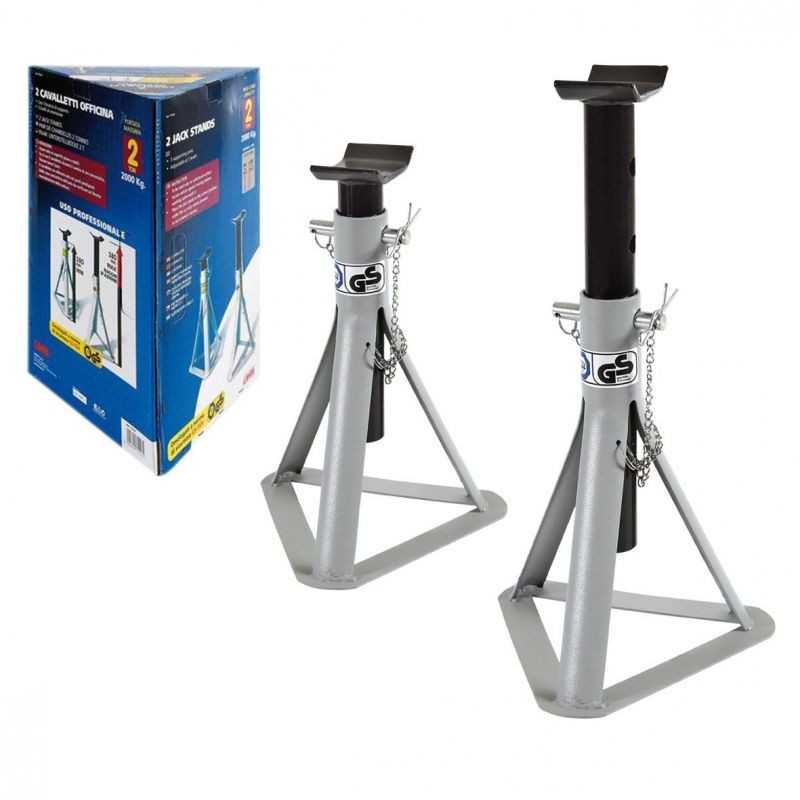 LAMPA Adjustable jack 3 levels approved 2000 KG GS-TUV LAM71516