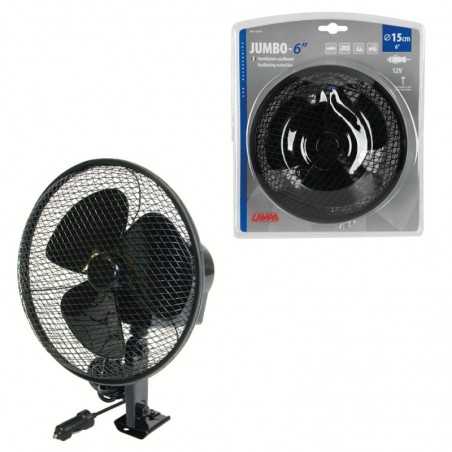 LAMPA Ventilador oscilante aspas metlicas fijacion tornillos JUMBO 12V LAM73101