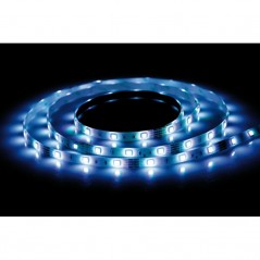 LAMPA Strip of colored lights charge the cigarette lighter 60 LED 12/24V 200 CM LAM73627