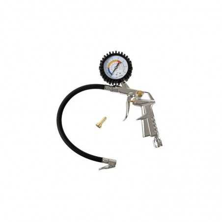 LAMPA Pistola hincha neumáticos con manómetro medidor de presión LAM74001