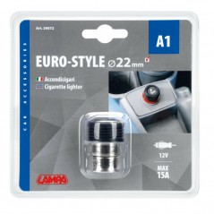 LAMPA Mechero de coche europeo A1 12V Ø22 MM LAM39072