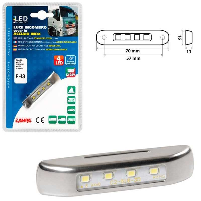 LAMPA Luz de galibo 4 LED 12/24V LAM41490
