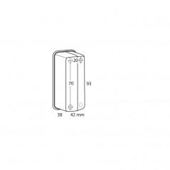 LAMPA Luz de posicion lateral 12/24V T4W LAM41514