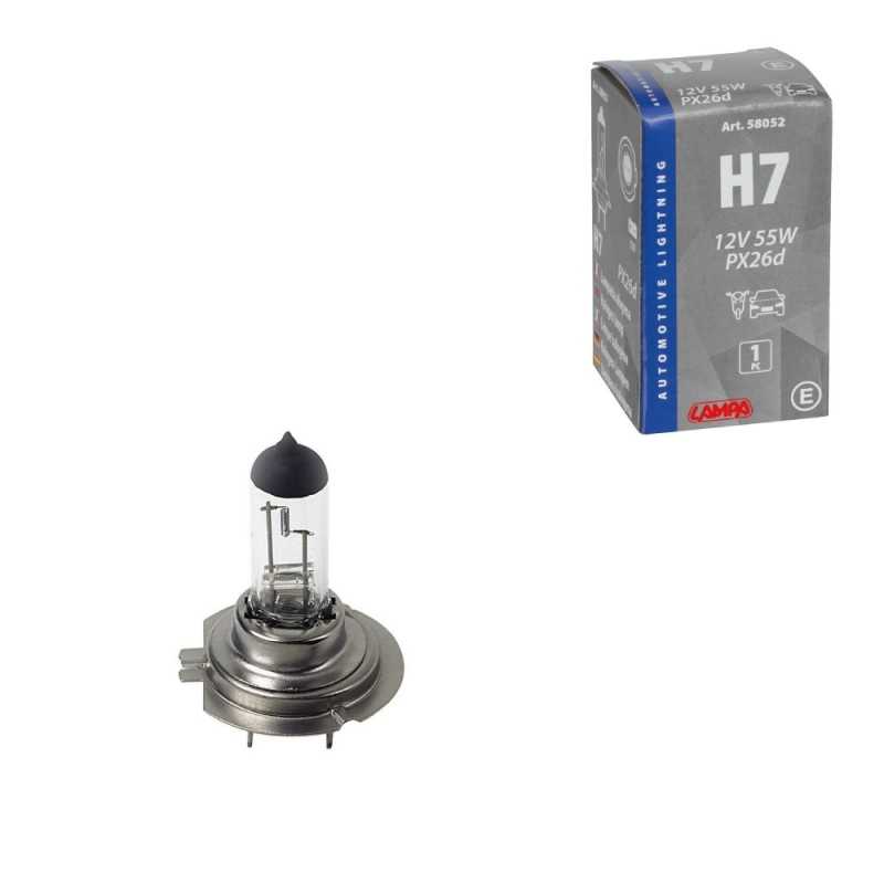LAMPA Lámpara bombilla homologada H7 12V 55W PX26D E LAM58052