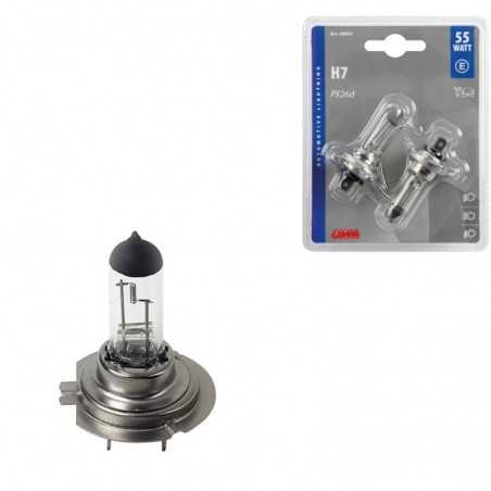 LAMPA Blister 2 lámparas bombillas homologadas H7 12V 55W PX26D E LAM58057
