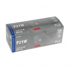 Box of 10 lamps bulbs 1 filament approved P21W 12V 21W BA15S E