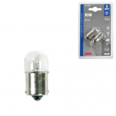 LAMPA Blister 2 lámparas bombillas homologadas R5W12V 55WBA15S E LAM58070