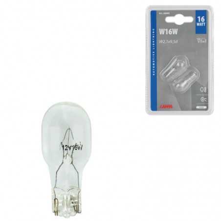 LAMPA Blister 2 lámparas bombillas homologadas 12V 16W W2 1X9 5D E LAM58099