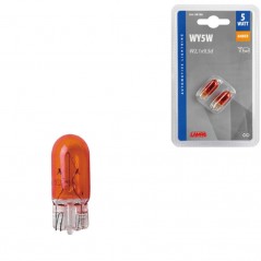 LAMPA Lámpara bombilla homologada WY5W 12V E LAM58106