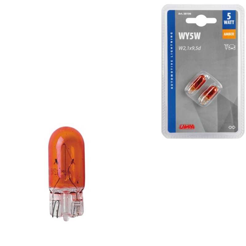 LAMPA Lámpara bombilla homologada WY5W 12V E LAM58106