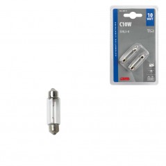 LAMPA Blister 2 lamps approved bulbs C10W 12V 10W SV8 5 E LAM58111