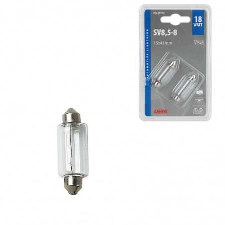 LAMPA LÁMPARA BOMBILLA SILURO 12V 18W 15X41MM LAM58112