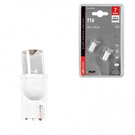 LAMPA Blister 2 lámparas bombillas T10 LED 12V W2 1X9 5D LAM58146