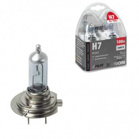 LAMPA Blister 2 lámparas bombillas H7 XENON 12V 100W PX26D LAM58173