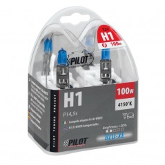 LAMPA Blister 2 lámparas bombillas H1 BLUE-XE 12V 100W P14 5S LAM58181