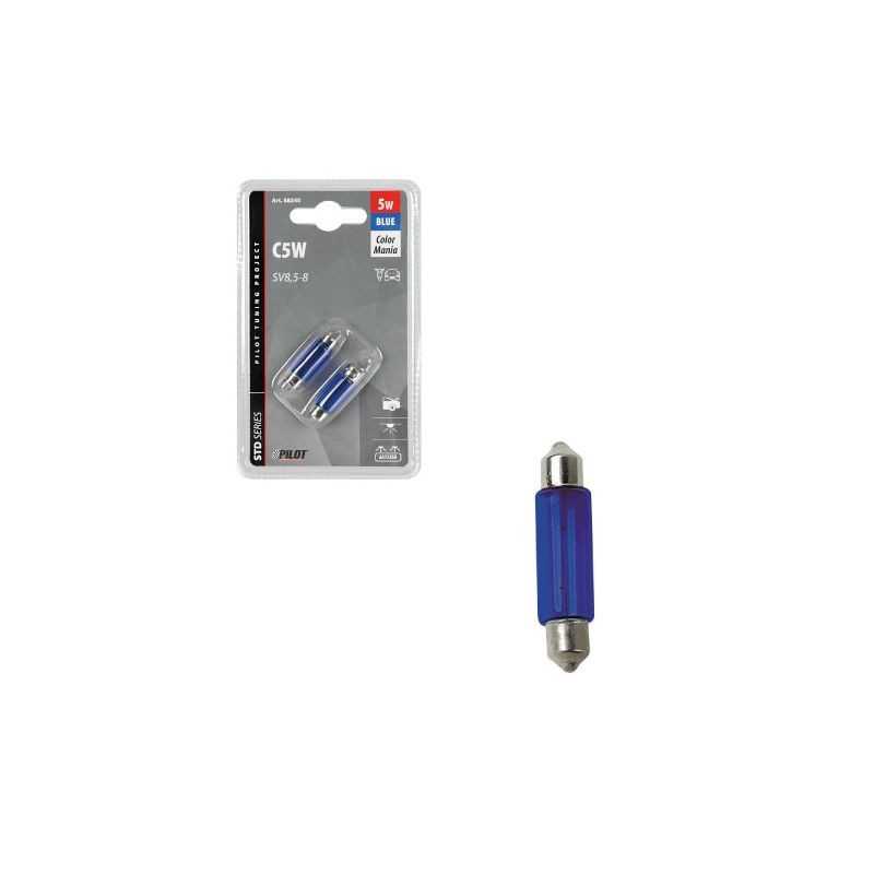 LAMPA Blister 2 lámparas bombillas C5W 11X35 MM 12V 5W 2V8 5-8 LAM58340