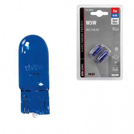 LAMPA Blister 2 lamps bulbs W5W XENON 12V 5W W2 1X9 5D LAM58359