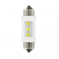 LAMPA Blister 2 lámparas bombillas PLAFONIER 12V 36 MM 3 LED LAM58394