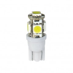 LAMPA Blister 2 lámparas bombillas 3 chips T10 HYPER LED 12V 5 SMD X W2 1X9 LAM58454