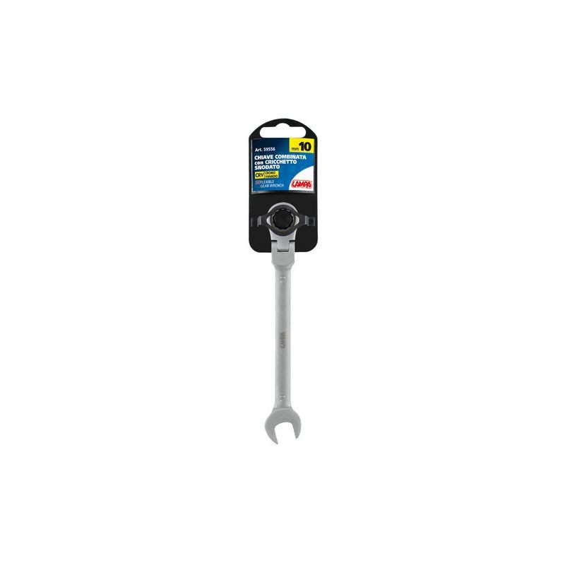 LAMPA Llave combinada con carraca articulada 10 MM LAM59556