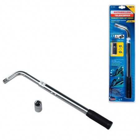 LAMPA Llave rueda acodada y extensible (TUV) LAM65923