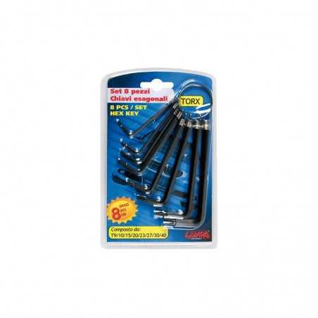 LAMPA Kit 8 hexagonal torx keys LAM66051