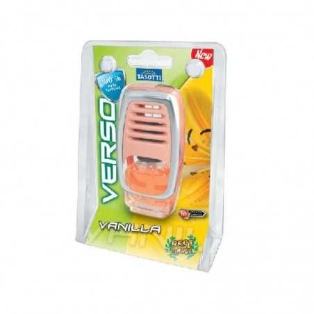 TASOTTI Ambientador de coche aparato + recambio Vainilla VERSO 02092B