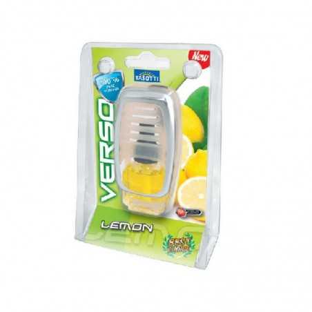 TASOTTI Ambientador de coche aparato + recambio Limón VERSO 02092C