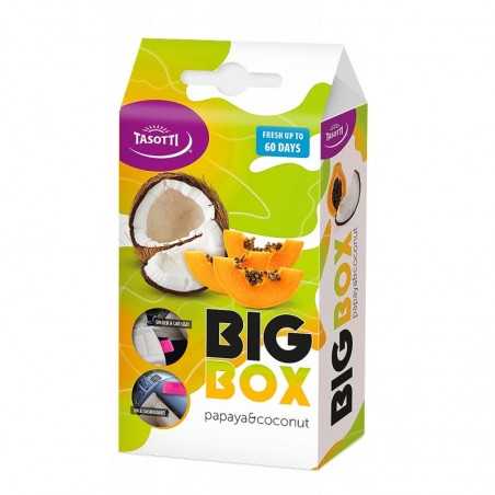 TASOTTI Ambientador de coche papaya y coco BIG BOX 02140G