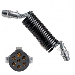 FASEBA Cable electrico con enchufe de remolque metal 7 polos TYPE N 5.5 M 11150
