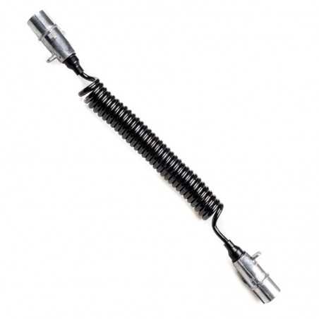 FASEBA Polyurethane electric cable with 7-pole metal trailer plug TYPE N 3.5 M 11151